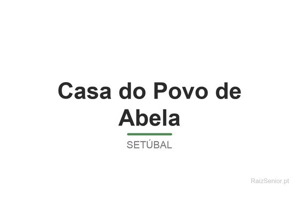 Casa do Povo de Abela