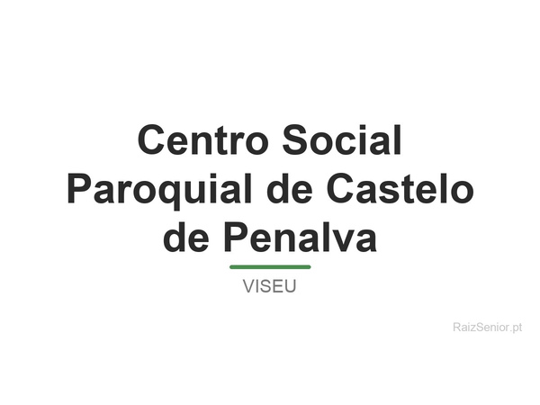 Centro Social Paroquial de Castelo de Penalva