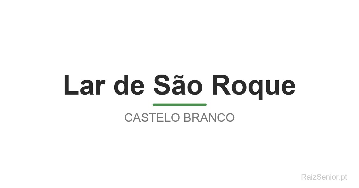 Lar de São Roque