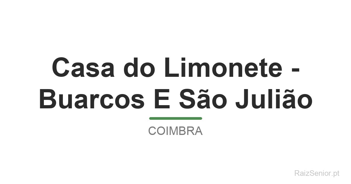 Casa do Limonete - Buarcos E São Julião