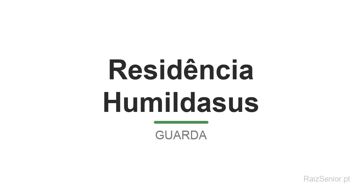 Residência Humildasus