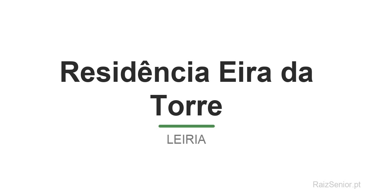 Residência Eira da Torre