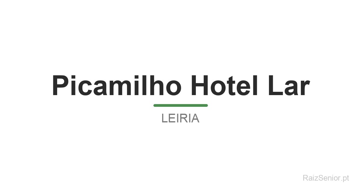 Picamilho Hotel Lar