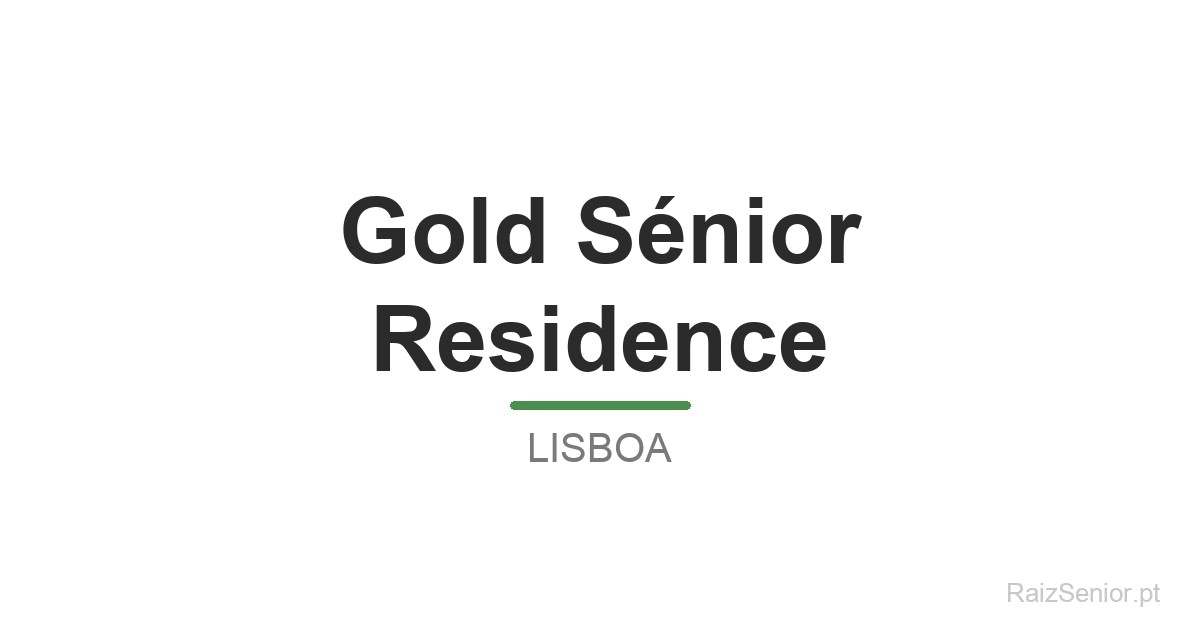 Gold Sénior Residence