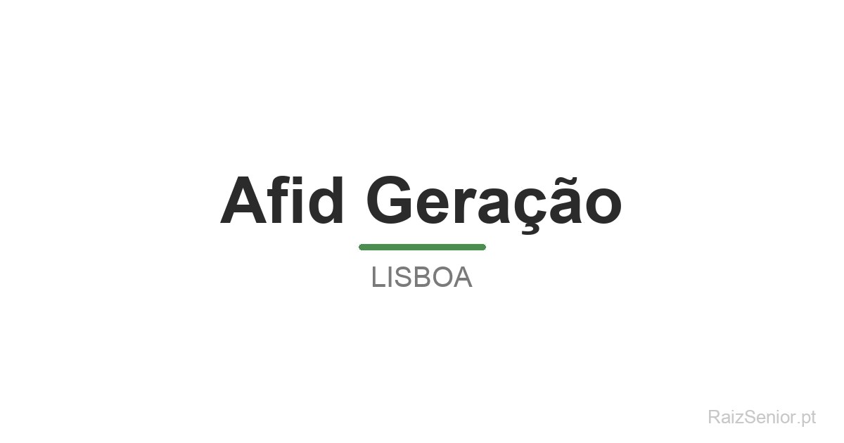 Afid Geração