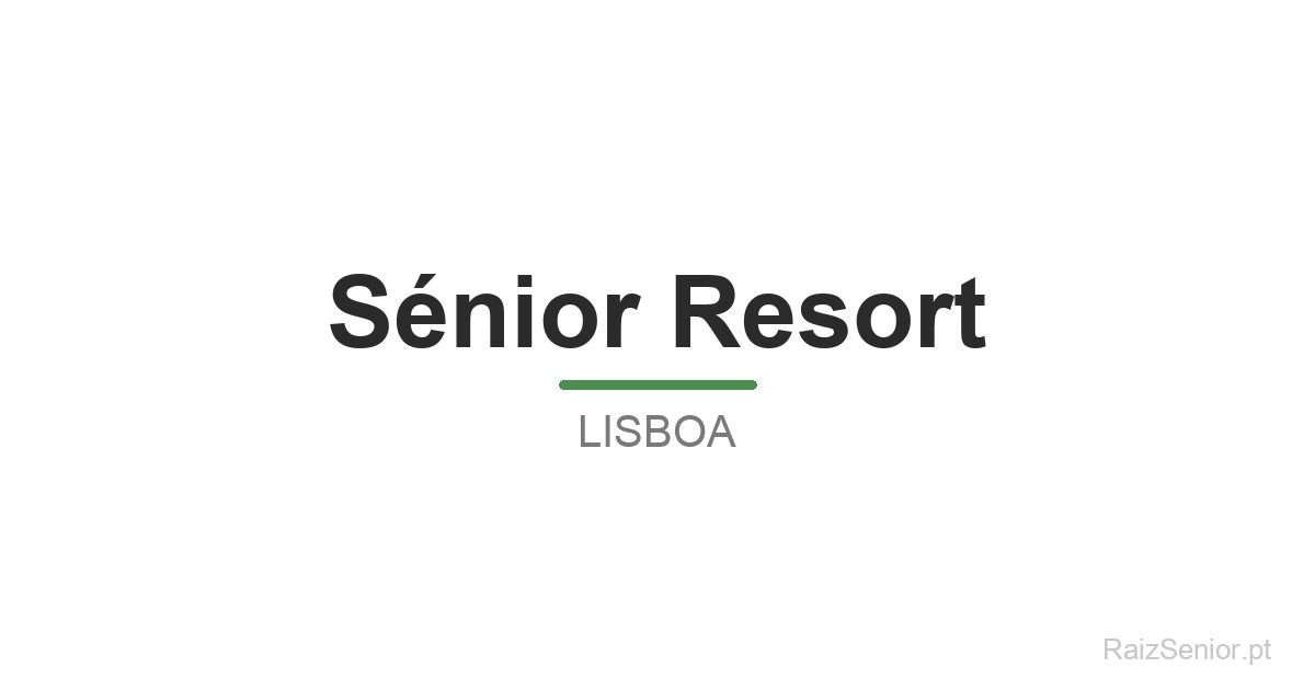 Sénior Resort