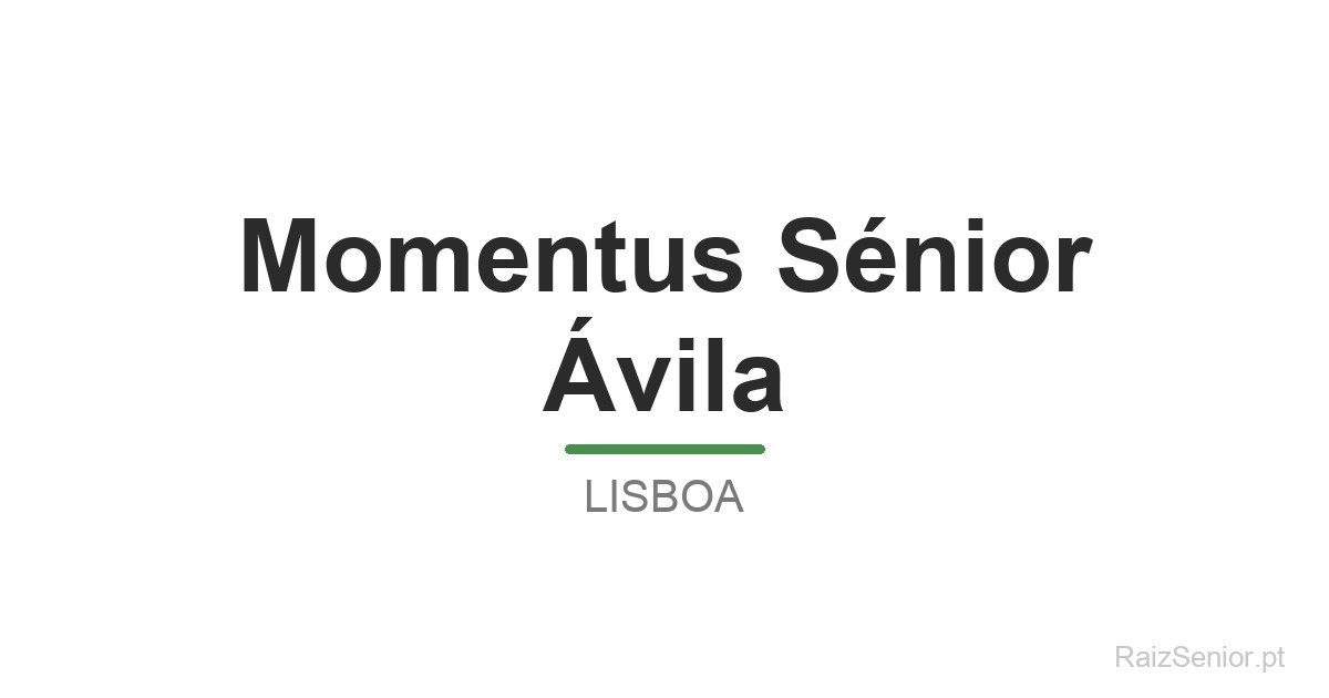 Momentus Sénior Ávila