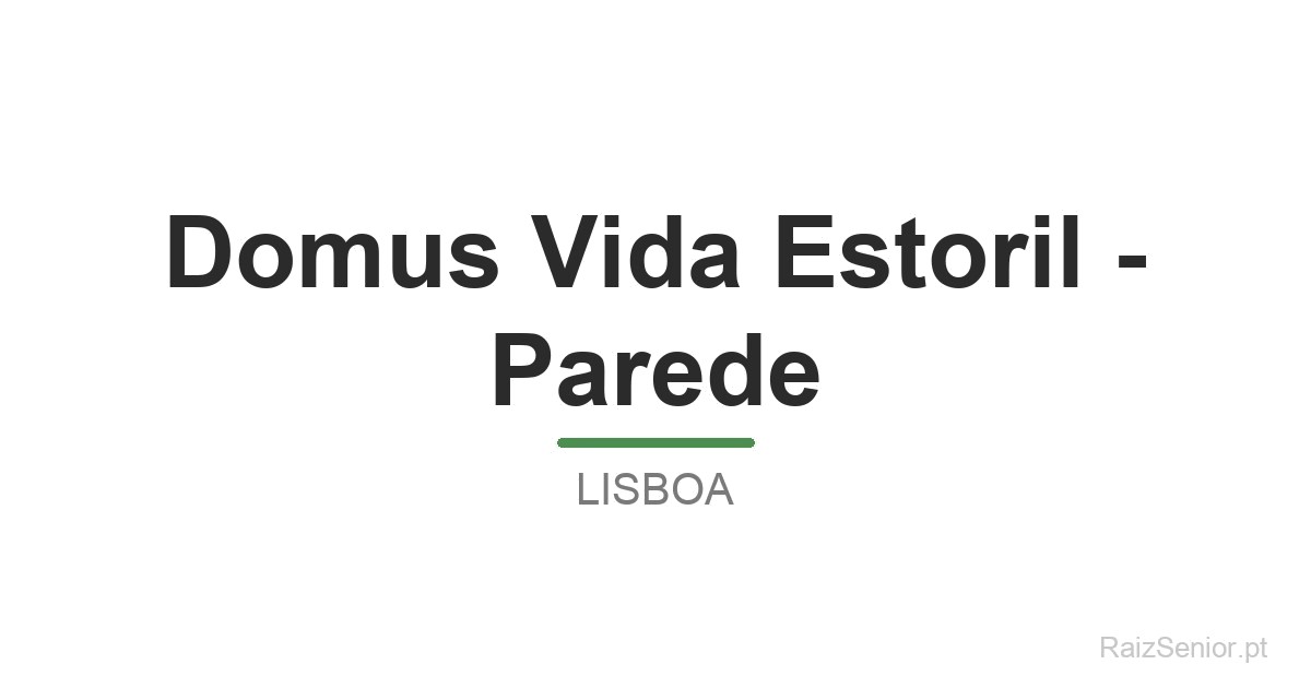Domus Vida Estoril - Parede