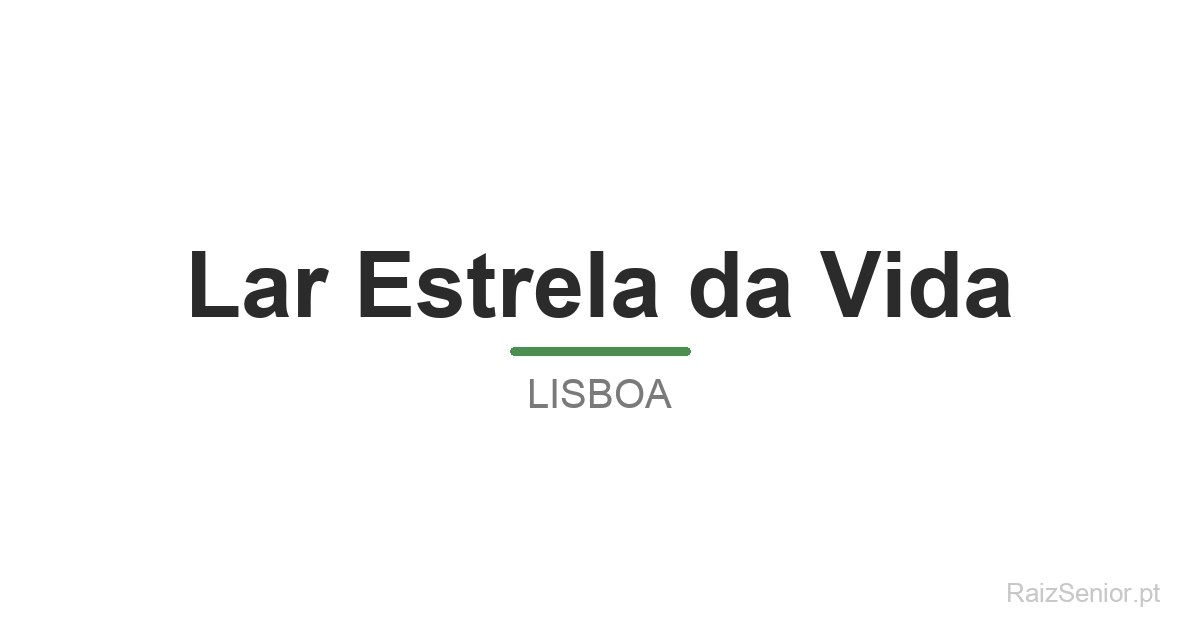 Lar Estrela da Vida