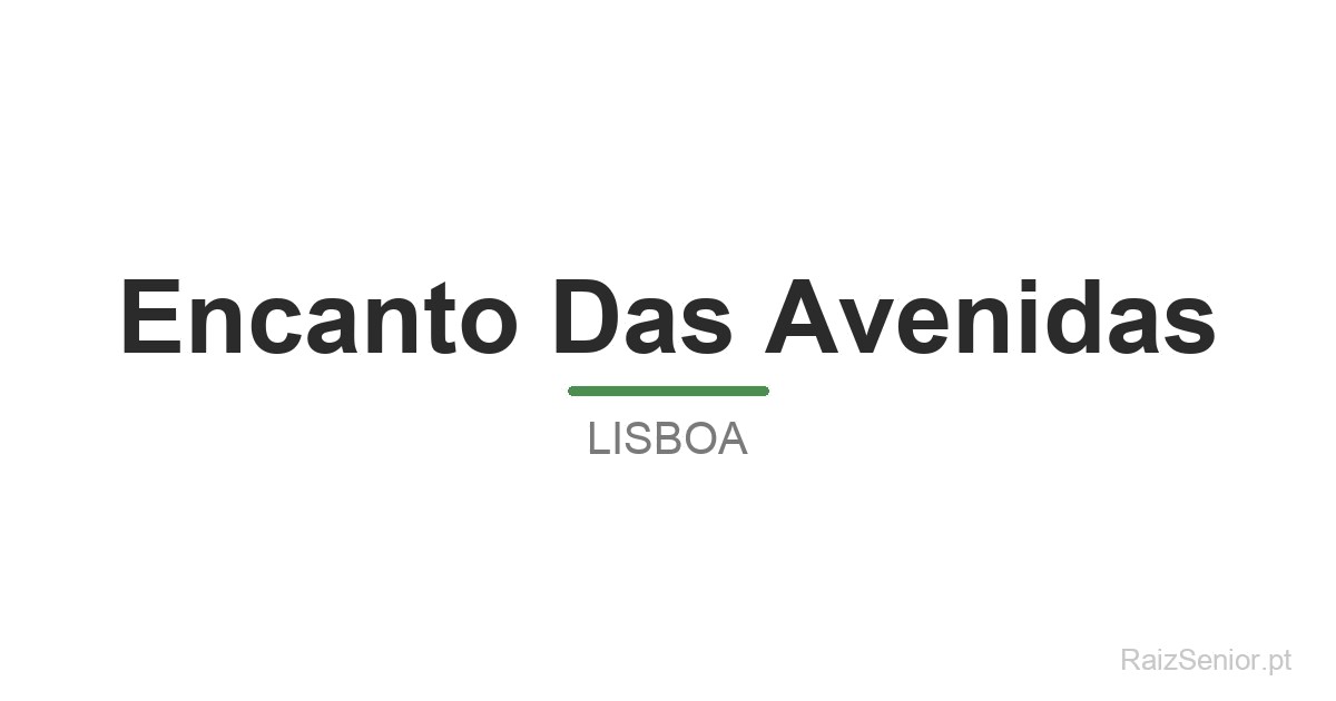 Encanto Das Avenidas