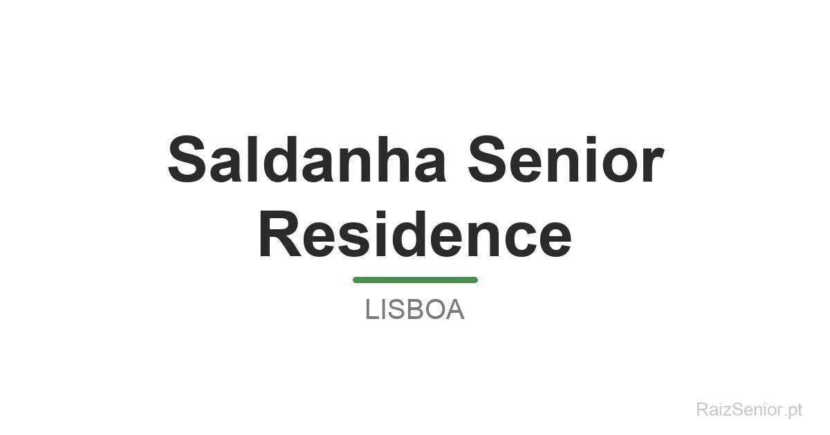 Saldanha Senior Residence
