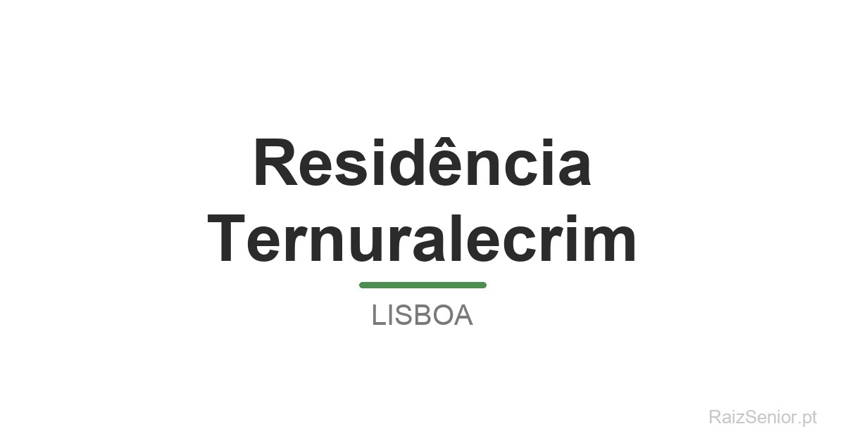 Residência Ternuralecrim