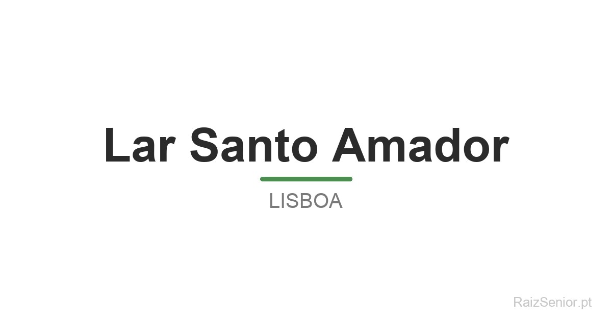 Lar Santo Amador