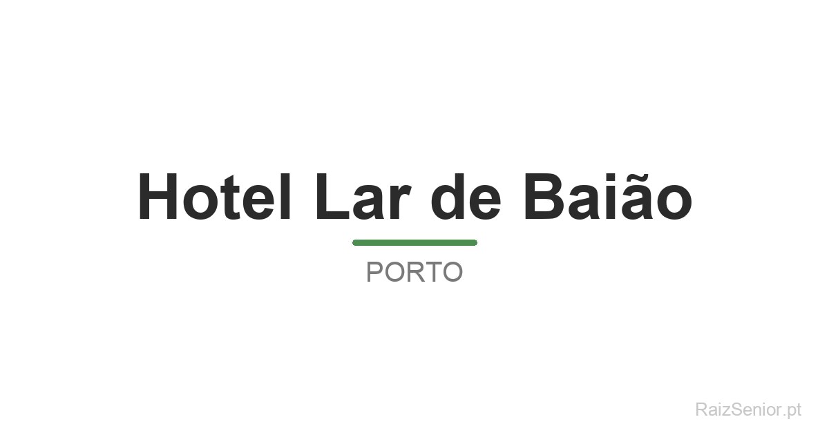 Hotel Lar de Baião