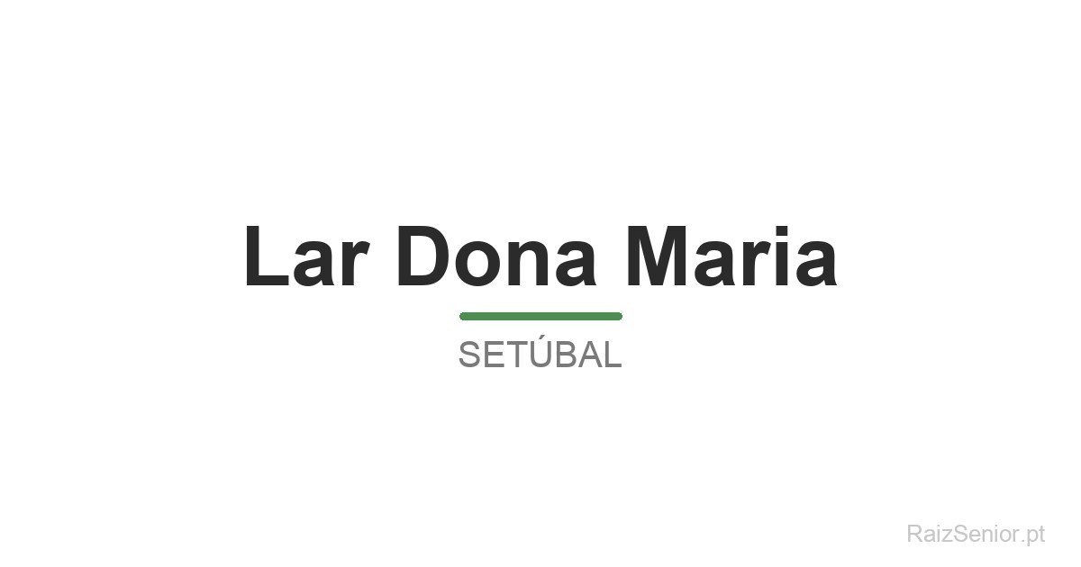 Lar Dona Maria