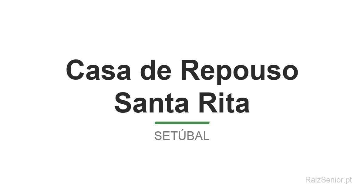 Casa de Repouso Santa Rita