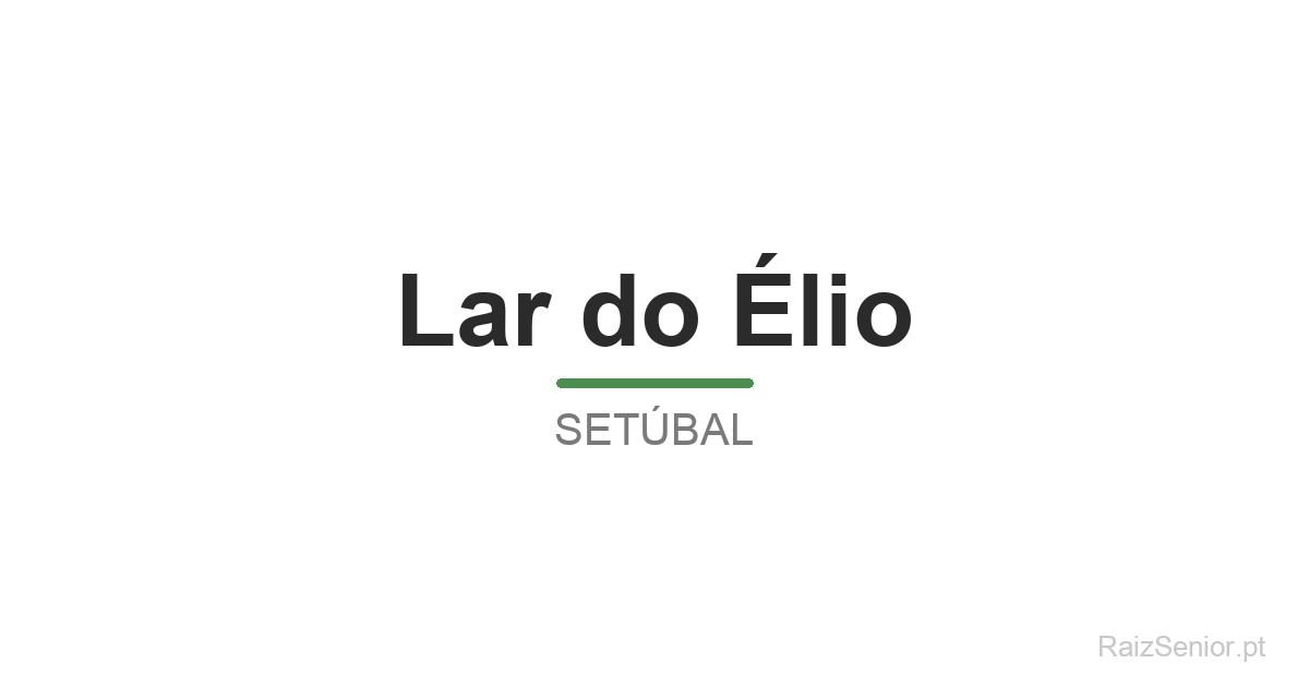 Lar do Élio