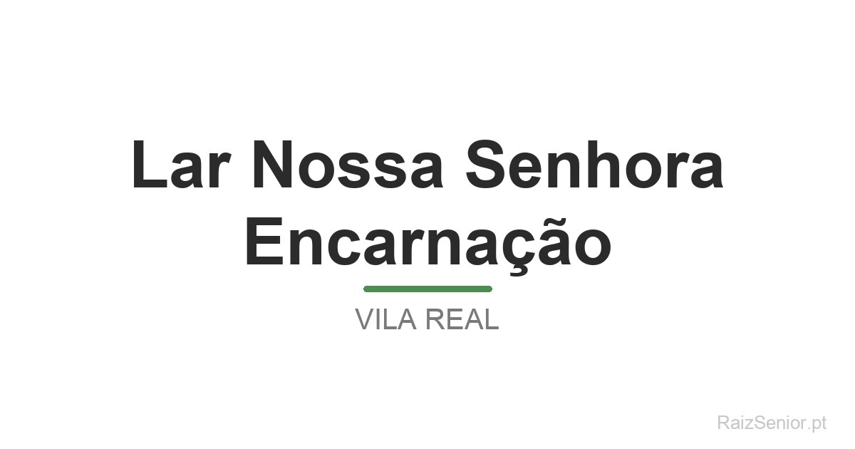 Lar Nossa Senhora Encarnação