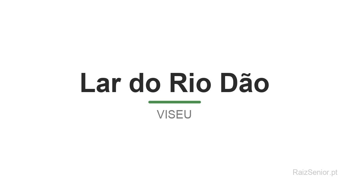 Lar do Rio Dão